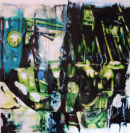 Chamber- 100cm x 100cm, Mixed Media